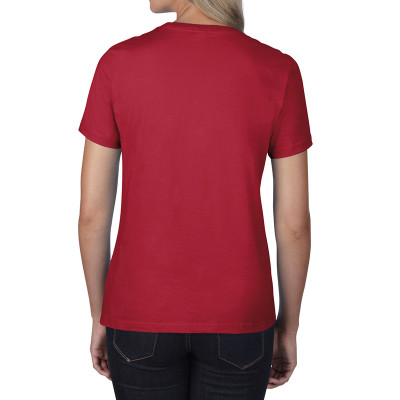 Футболка жіноча Premium Cotton 185 (red)