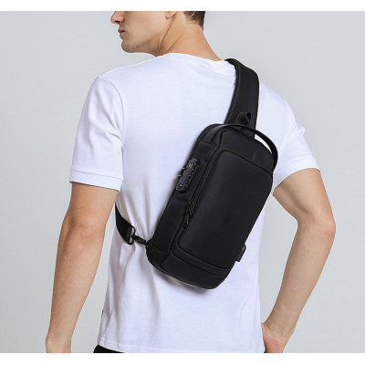 Рюкзак на одне плече Seven, ТМ Discover (чорний)