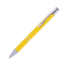 Ручка металева Ring, (жовтий)