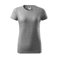 Футболка жіноча BASIC 160 (dark grey melange)