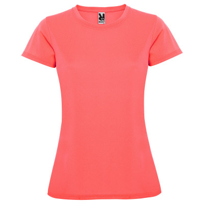 Футболка Montecarlo Woman 150, TM Roly (fluor coral)