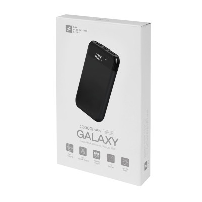 Повербанк з підсвіткою Galaxy 10000 mAh, ТМ TEG (білий)