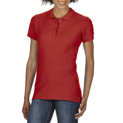 Поло жіноче Premium Cotton 223, TM Gildan (red)