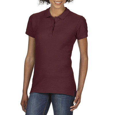 Поло жіноче Premium Cotton 223, TM Gildan (maroon)