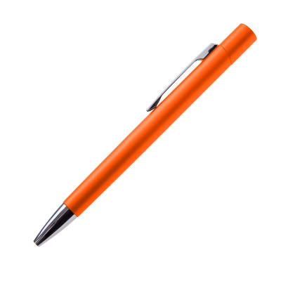 Ручка кулькова, пластикова з металевим кліпом Dallas,  (помаранчевий)