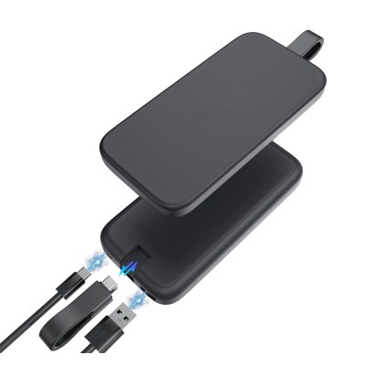 Повербанк з підсвіткою Starlight 10000 mAh, ТМ TEG (білий)