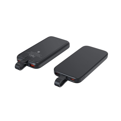 Повербанк з підсвіткою Starlight 10000 mAh, ТМ TEG (синій)