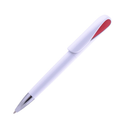Ручка кулькова, пластикова Split (червоний)