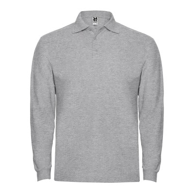 Поло з довгим рукавом Estrella L/S 220 (heather grey) Поло з довгим рукавом Estrella L/S 220 (heather grey)