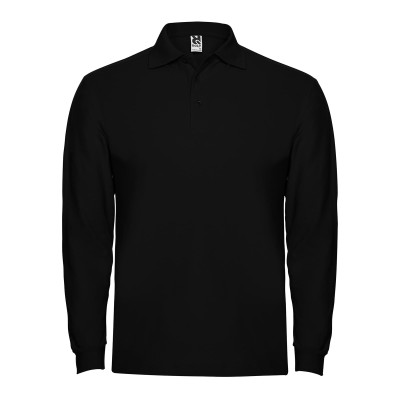 Поло з довгим рукавом Estrella L/S 220 (black)