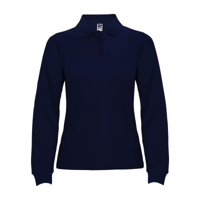 Поло жіноче з довгим рукавом Estrella woman L/S 220 (navy blue) Поло жіноче з довгим рукавом Estrella woman L/S 220 (navy blue)