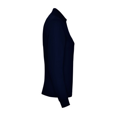 Поло жіноче з довгим рукавом Estrella woman L/S 220 (navy blue) Поло жіноче з довгим рукавом Estrella woman L/S 220 (navy blue)