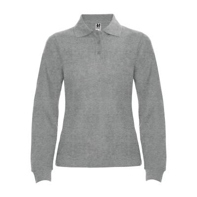 Поло жіноче з довгим рукавом Estrella woman L/S 220 (heather grey) Поло жіноче з довгим рукавом Estrella woman L/S 220 (heather grey)
