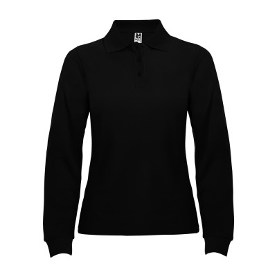 Поло жіноче з довгим рукавом Estrella woman L/S 220 (black) Поло жіноче з довгим рукавом Estrella woman L/S 220 (black)