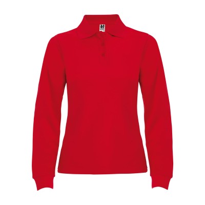 Поло жіноче з довгим рукавом Estrella woman L/S 220 (red) Поло жіноче з довгим рукавом Estrella woman L/S 220 (red)
