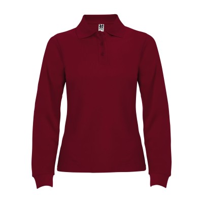 Поло жіноче з довгим рукавом Estrella woman L/S 220 (garnet) Поло жіноче з довгим рукавом Estrella woman L/S 220 (garnet)
