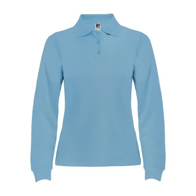 Поло жіноче з довгим рукавом Estrella woman L/S 220 (sky blue) Поло жіноче з довгим рукавом Estrella woman L/S 220 (sky blue)