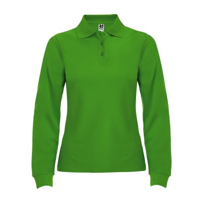 Поло жіноче з довгим рукавом Estrella woman L/S 220 (grass green) Поло жіноче з довгим рукавом Estrella woman L/S 220 (grass green)