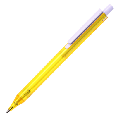 Ручка кулькова, пластикова New York,  (жовтий)