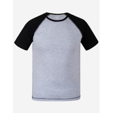 Футболка INSIGHT WALKER cірий меланж/чорна