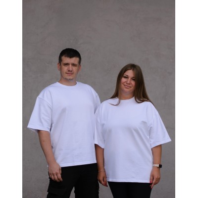 Футболка оверсайз INSIGHT UNI.S біла Футболка оверсайз INSIGHT UNI.S біла