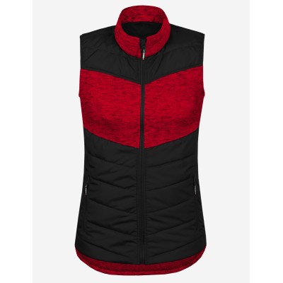 Жилет утеплений жіночий INSIGHT JASMINE чорний/червоний меланж Жилет утеплений жіночий INSIGHT JASMINE чорний/червоний меланж