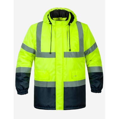 Куртка утеплена сигнальна INSIGHT WINTER FLASH жовта hi-viz/темно-синя Куртка утеплена сигнальна INSIGHT WINTER FLASH жовта hi-viz/темно-синя
