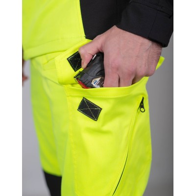 Штани сигнальні INSIGHT AMUN жовтий/чорний Штани сигнальні INSIGHT AMUN жовтий/чорний