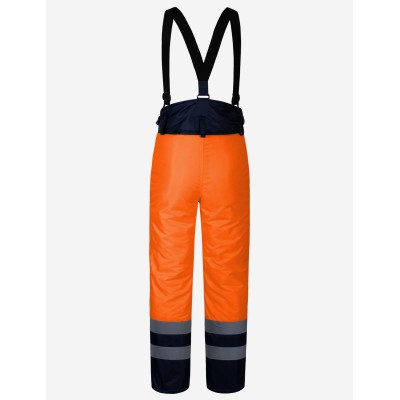 Штани утеплені сигнальні INSIGHT WINTER FLASH помаранчеві hi-viz/темно-сині